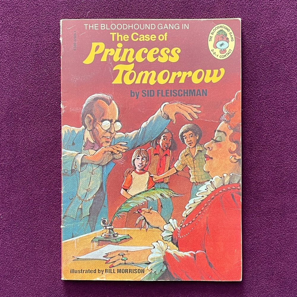 1981 Paperback Children’s Book The Bloodhound Gang Case of Princess Tomorrow